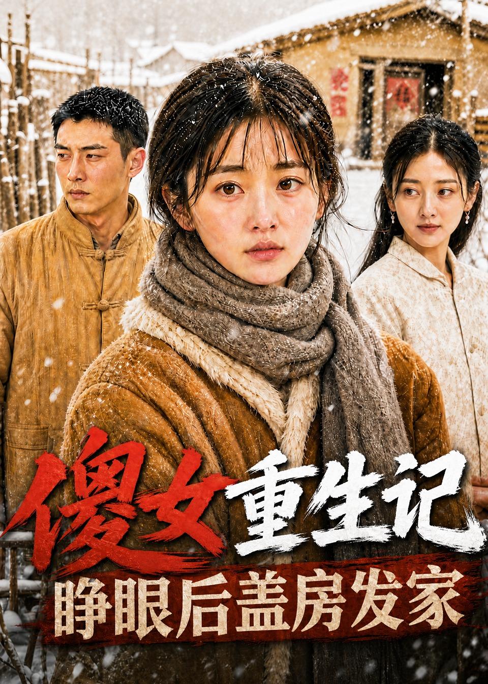 傻女重生记，睁眼后盖房发家(全集)