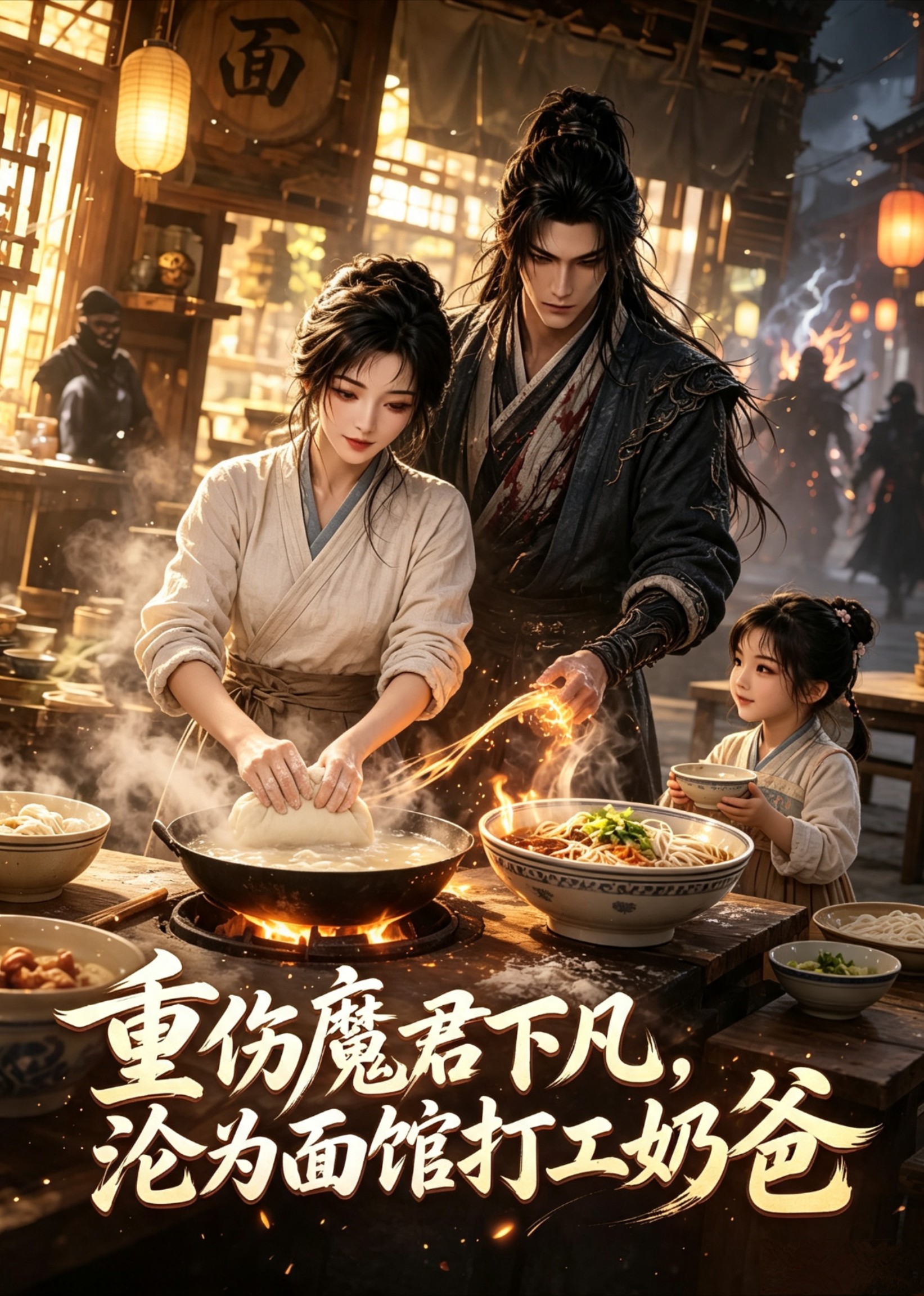 重伤魔君下凡，沦为面馆打工奶爸(全集)