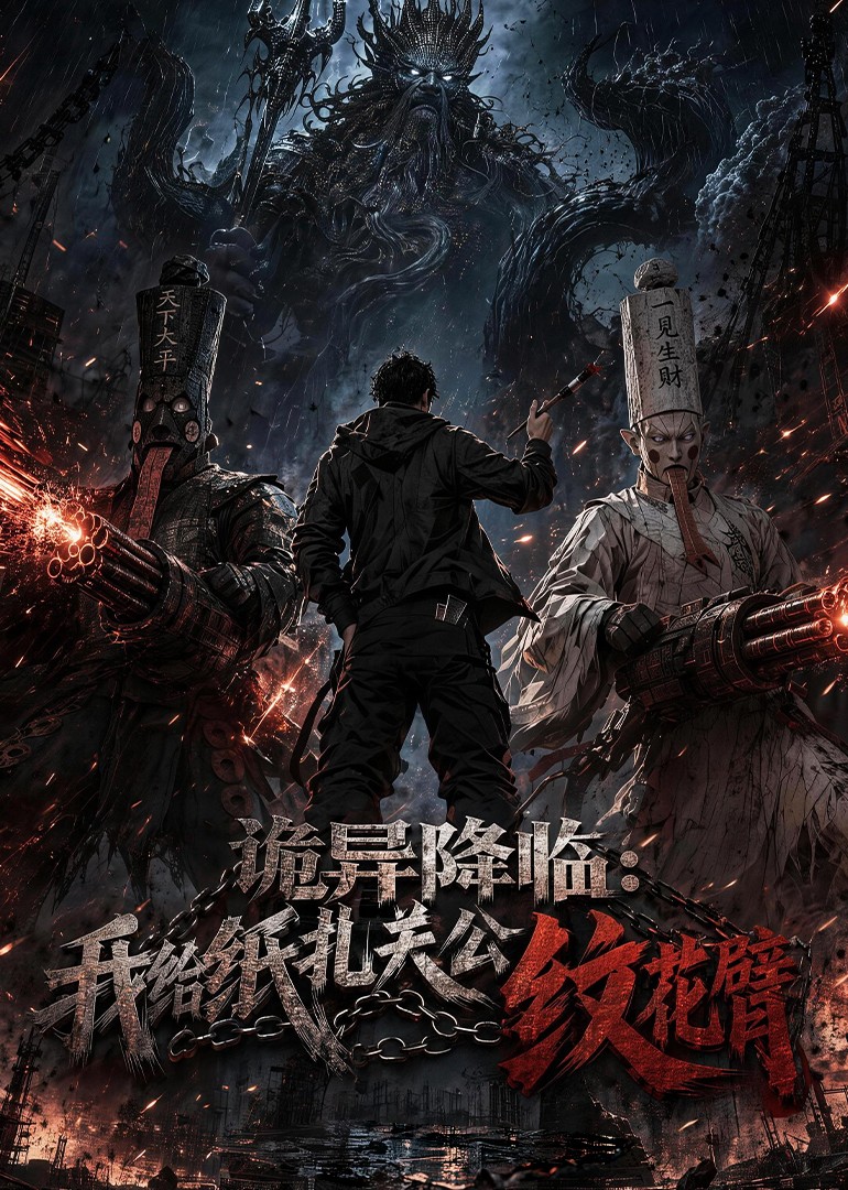 诡异降临：我给纸扎关公纹花臂(全集)